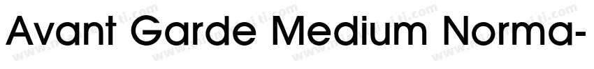 Avant Garde Medium Norma字体转换